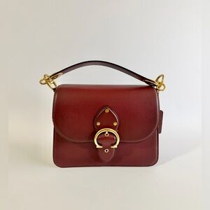 Coach Beat Shoulder Bag in Burgundy